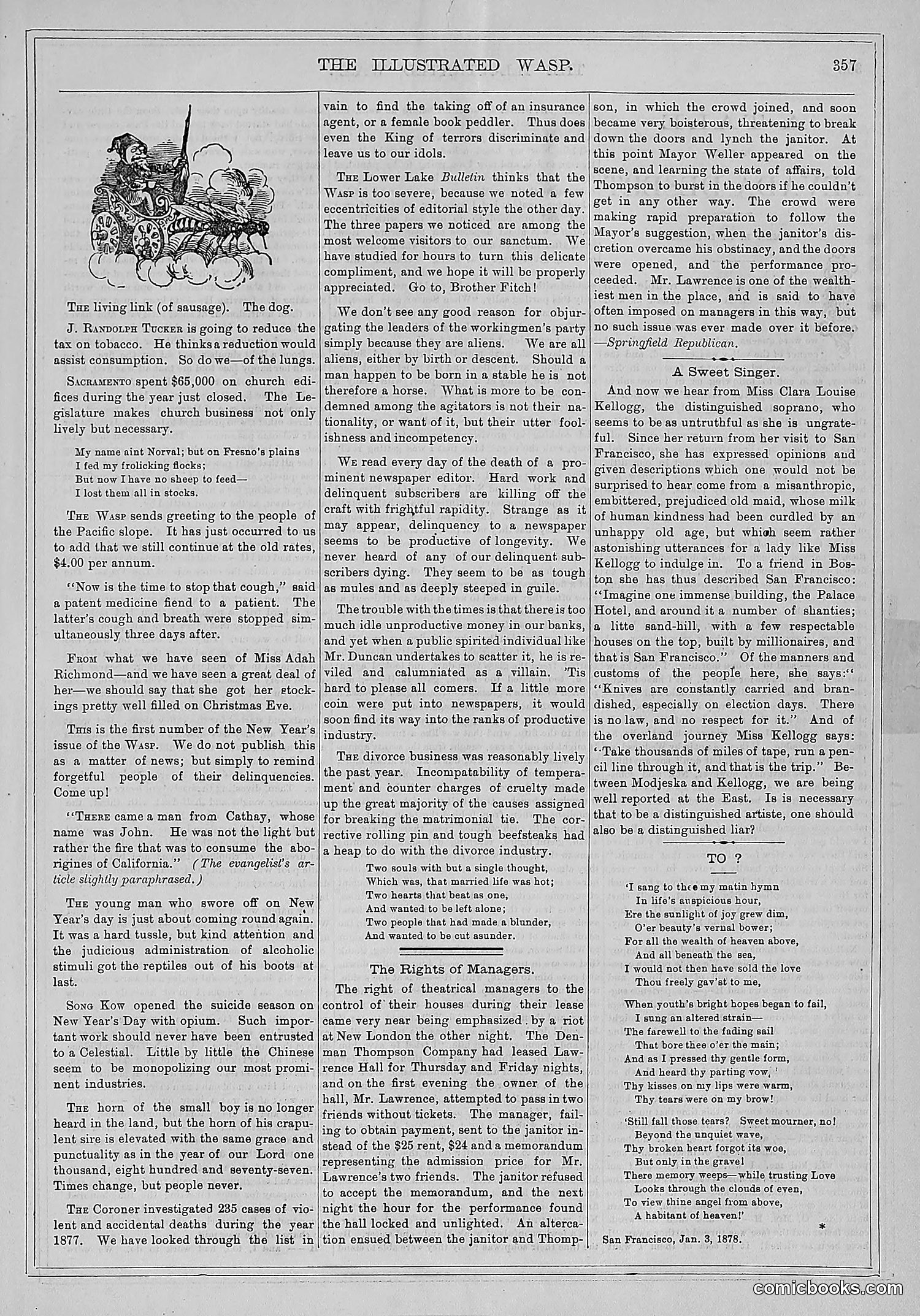 The Wasp — 1878 — page 12: The Wasp, 1878