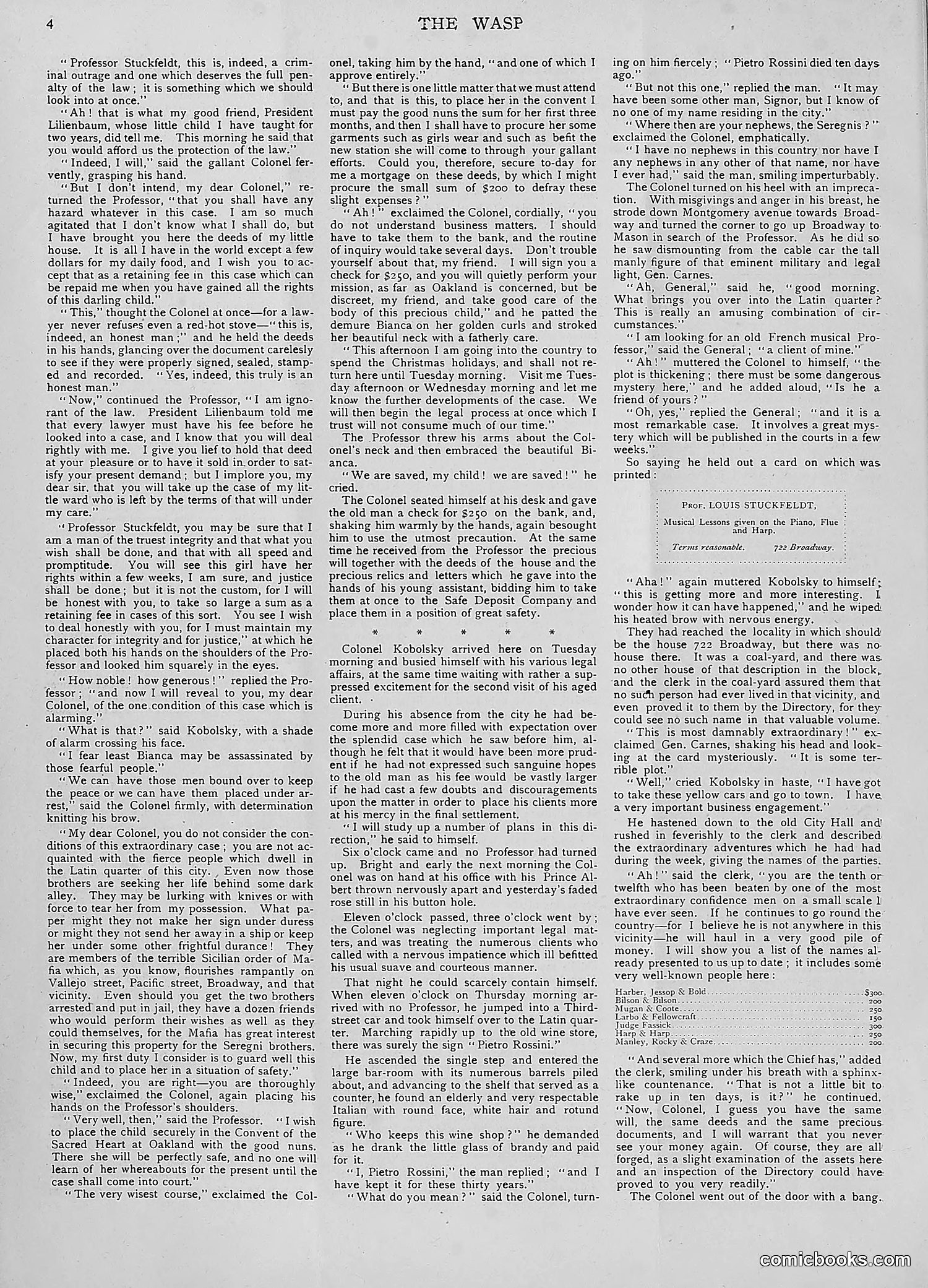 The Wasp — 1893 — page 11: The Wasp, 1893