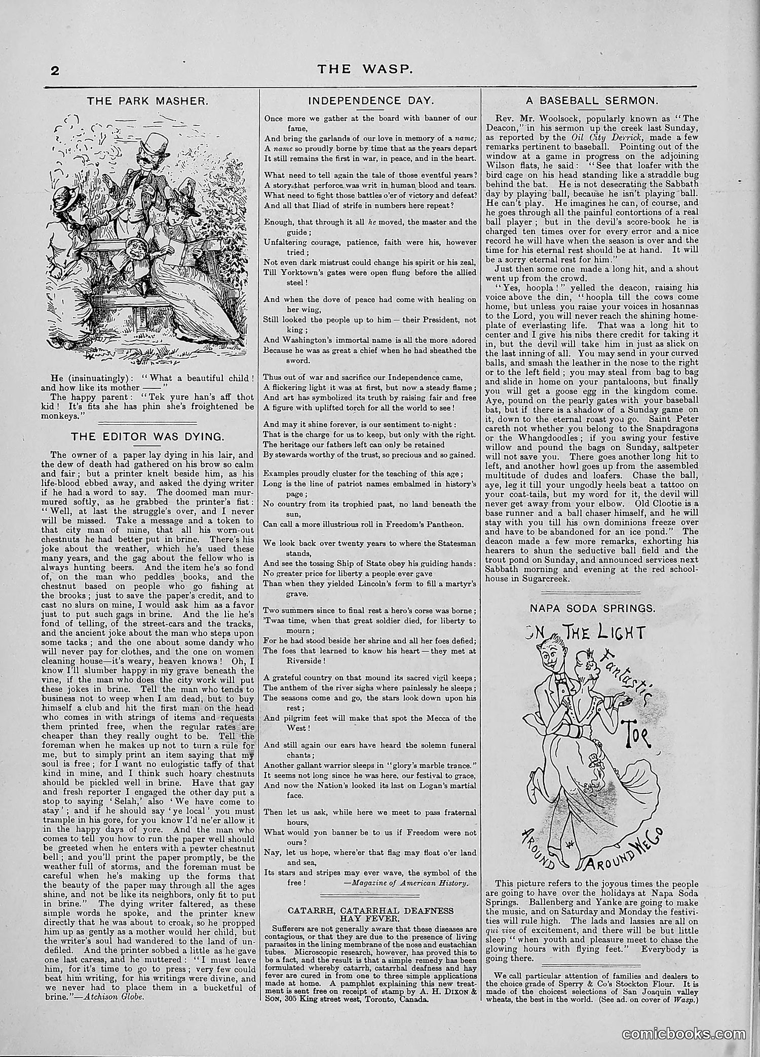 The Wasp — 1887 — page 11: The Wasp, 1887