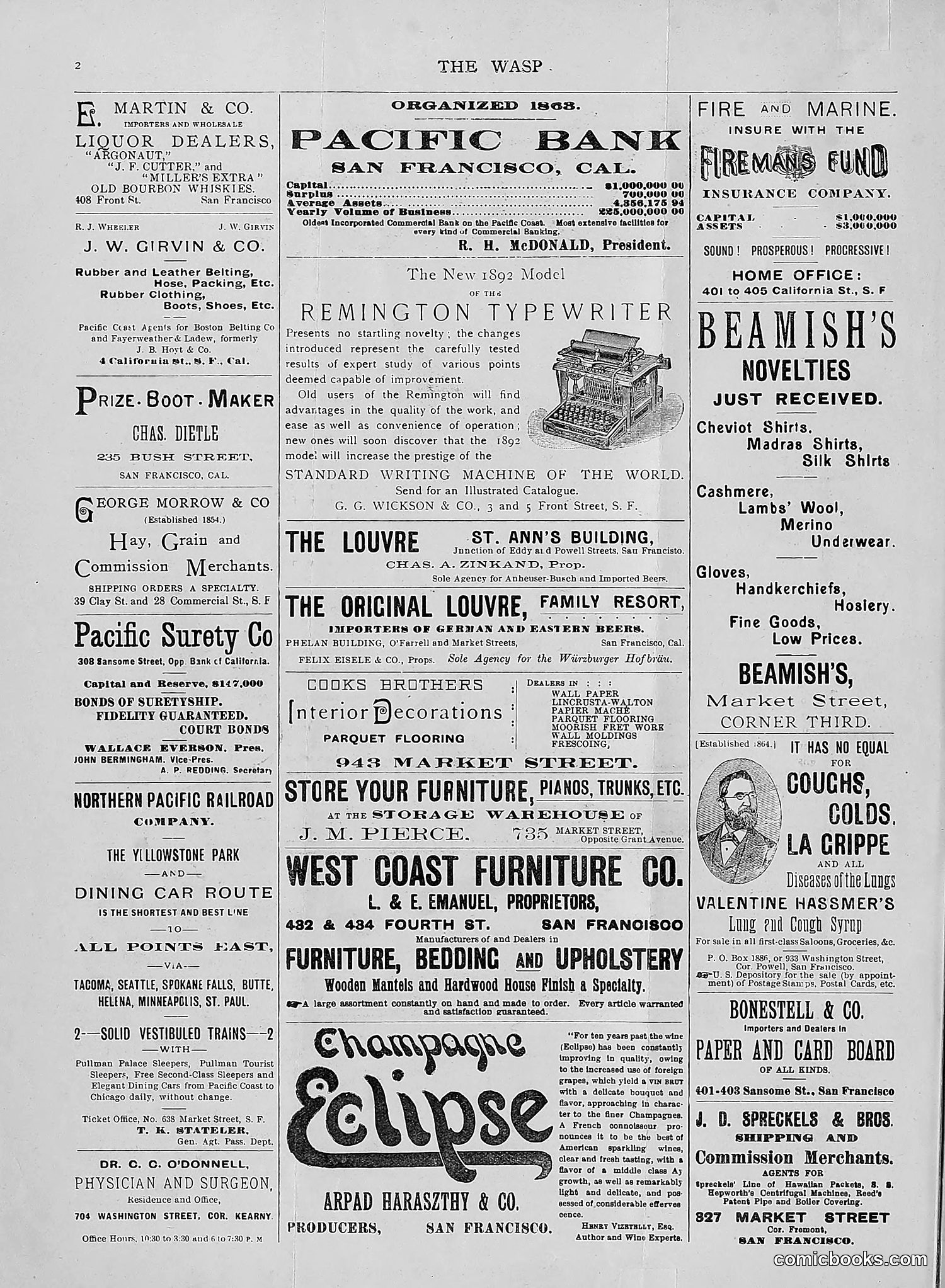 The Wasp — 1892 — page 11: The Wasp, 1892