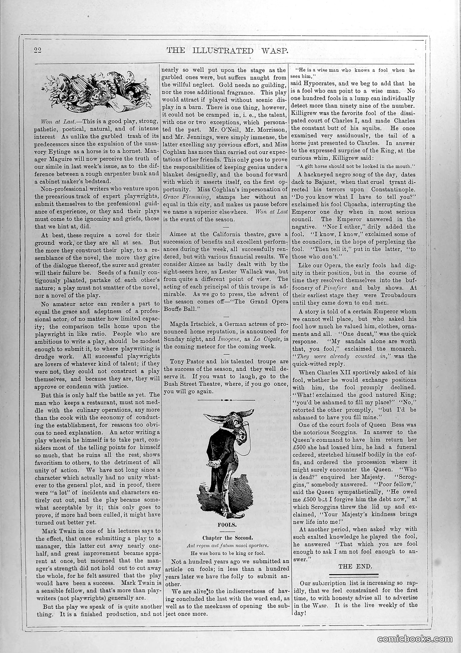 The Wasp — August 9, 1879 — page 7: The Wasp, 1879-08-09