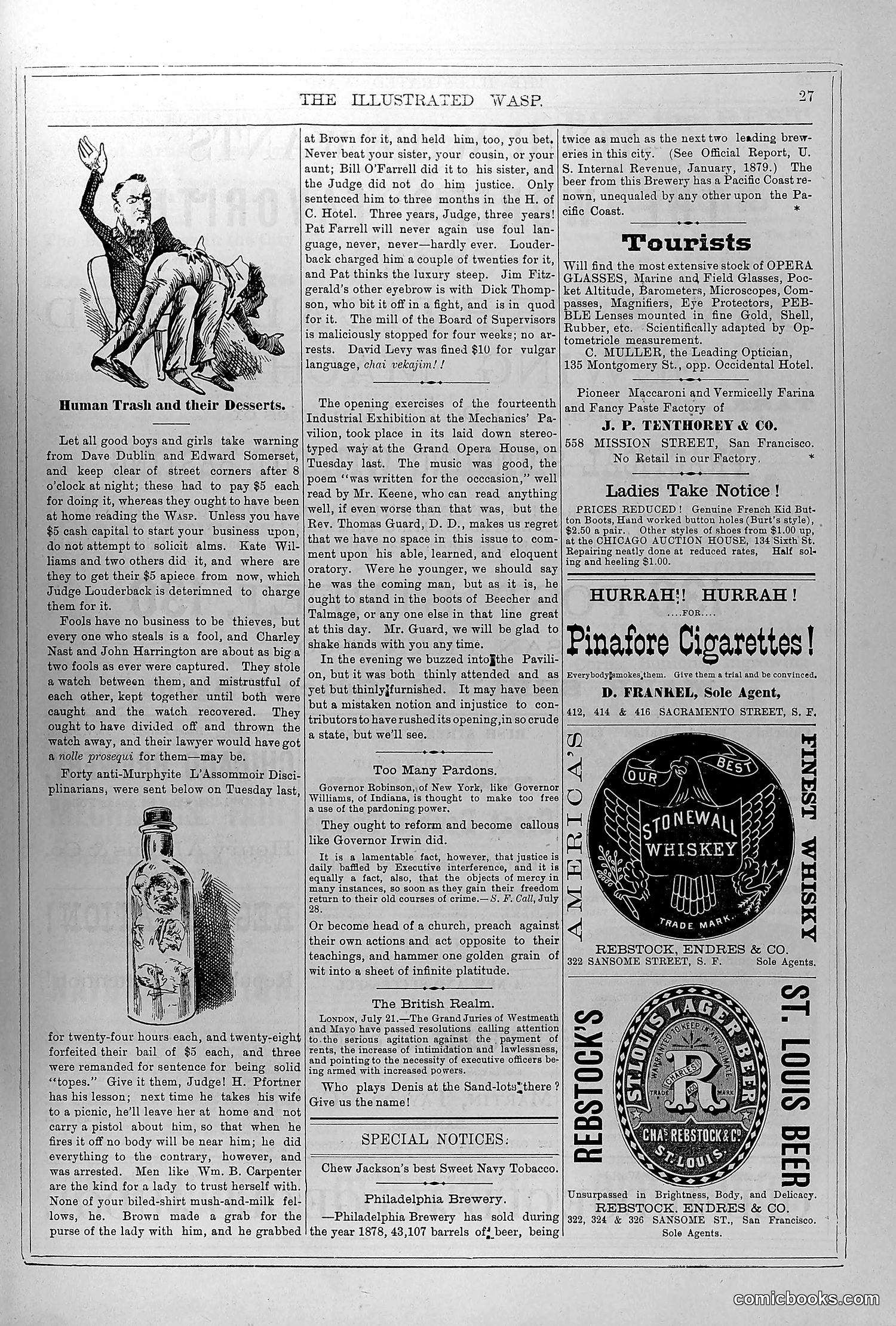 The Wasp — August 9, 1879 — page 12: The Wasp, 1879-08-09