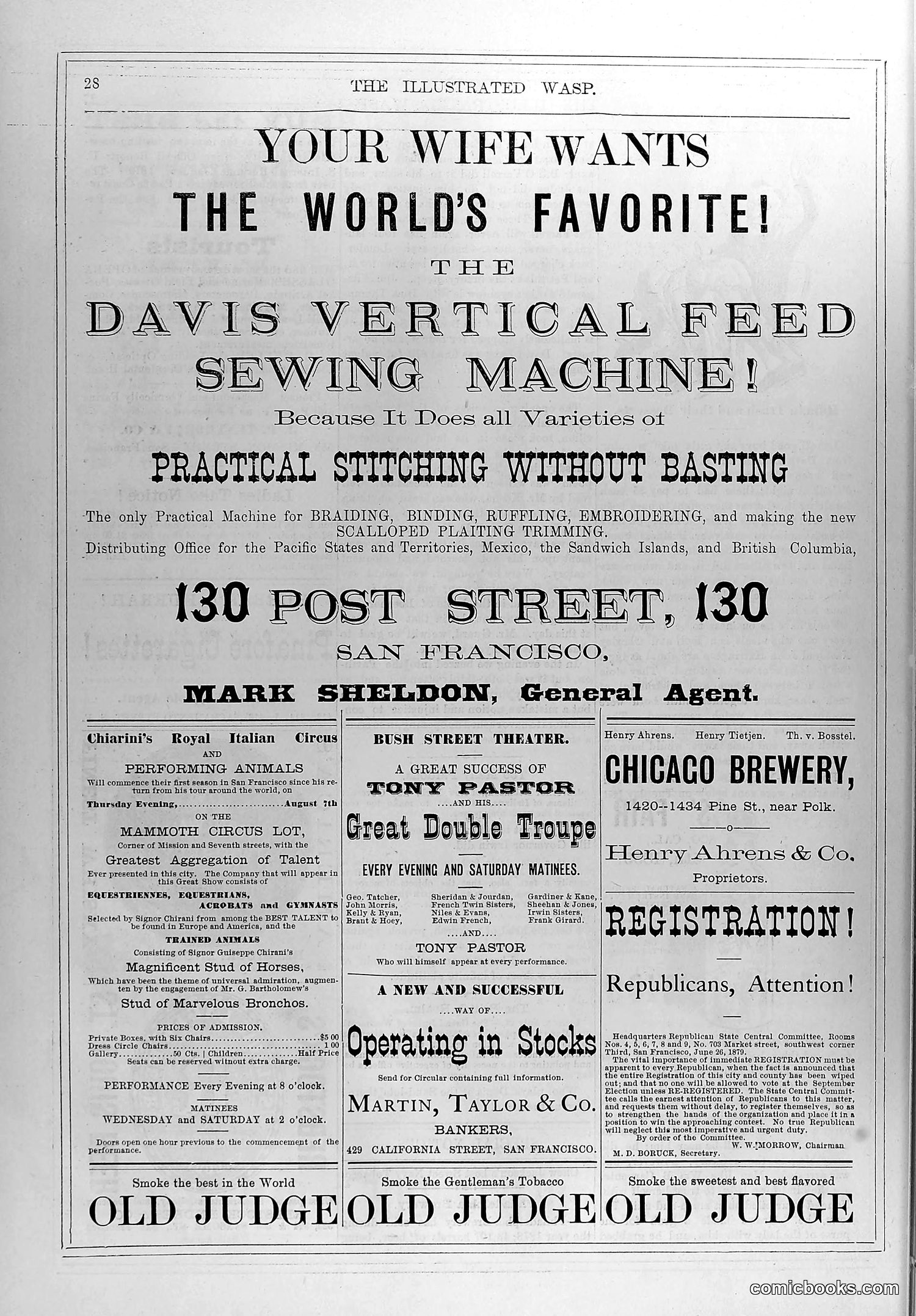 The Wasp — August 9, 1879 — page 13: The Wasp, 1879-08-09