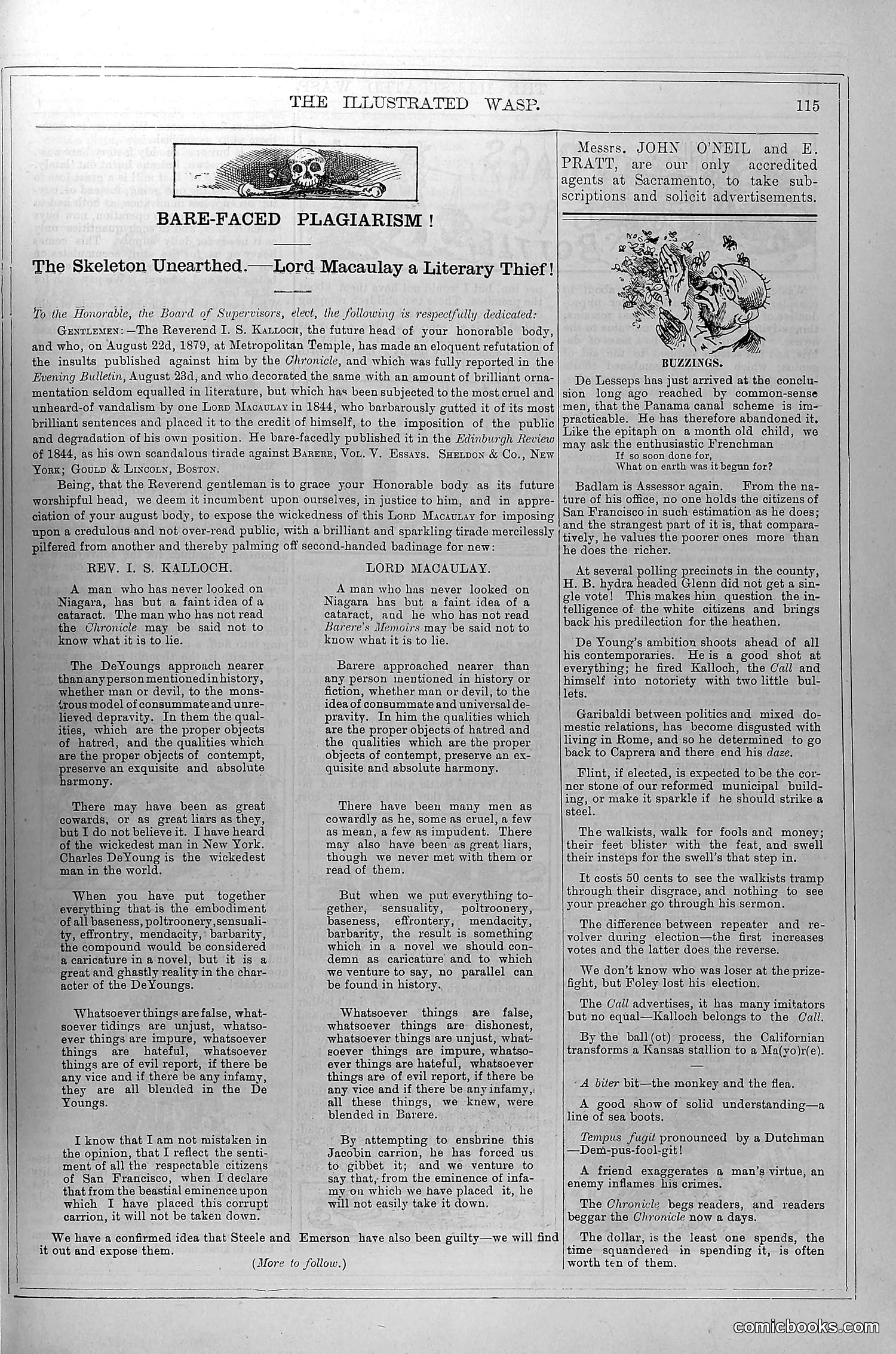 The Wasp — September 13, 1879 — page 4: The Wasp, 1879-09-13
