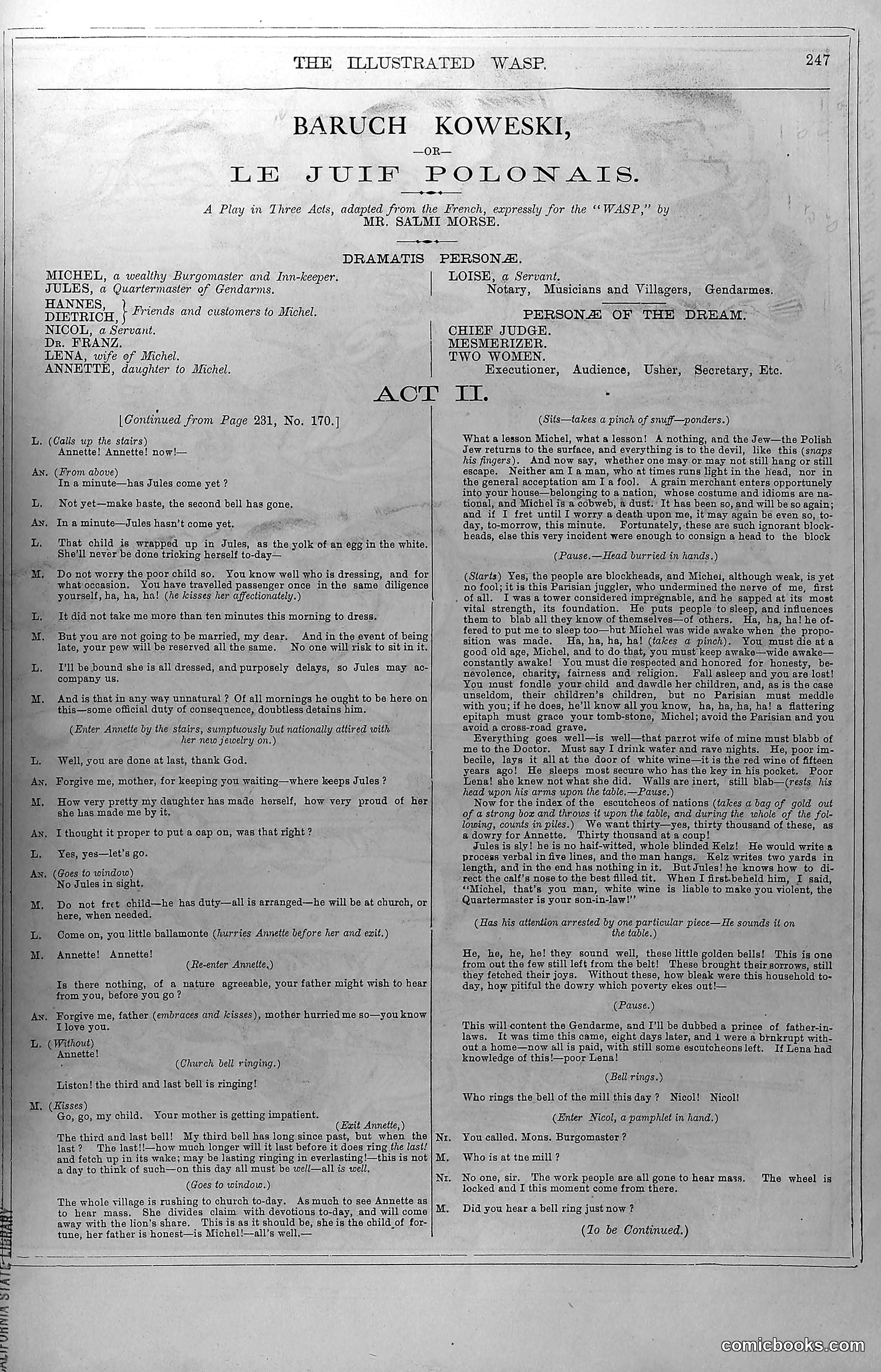 The Wasp — November 8, 1879 — page 8: The Wasp, 1879-11-08
