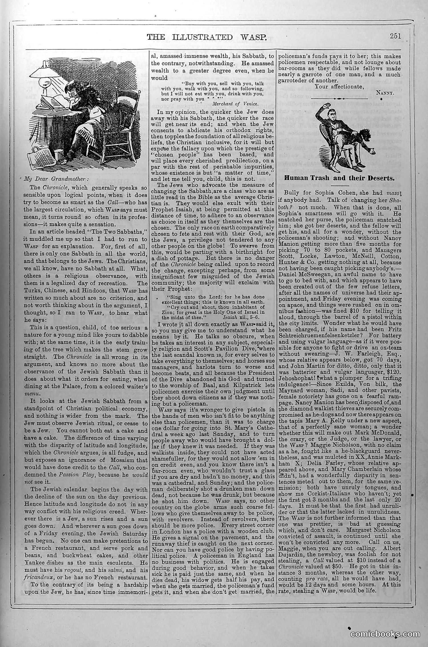 The Wasp — November 8, 1879 — page 12: The Wasp, 1879-11-08
