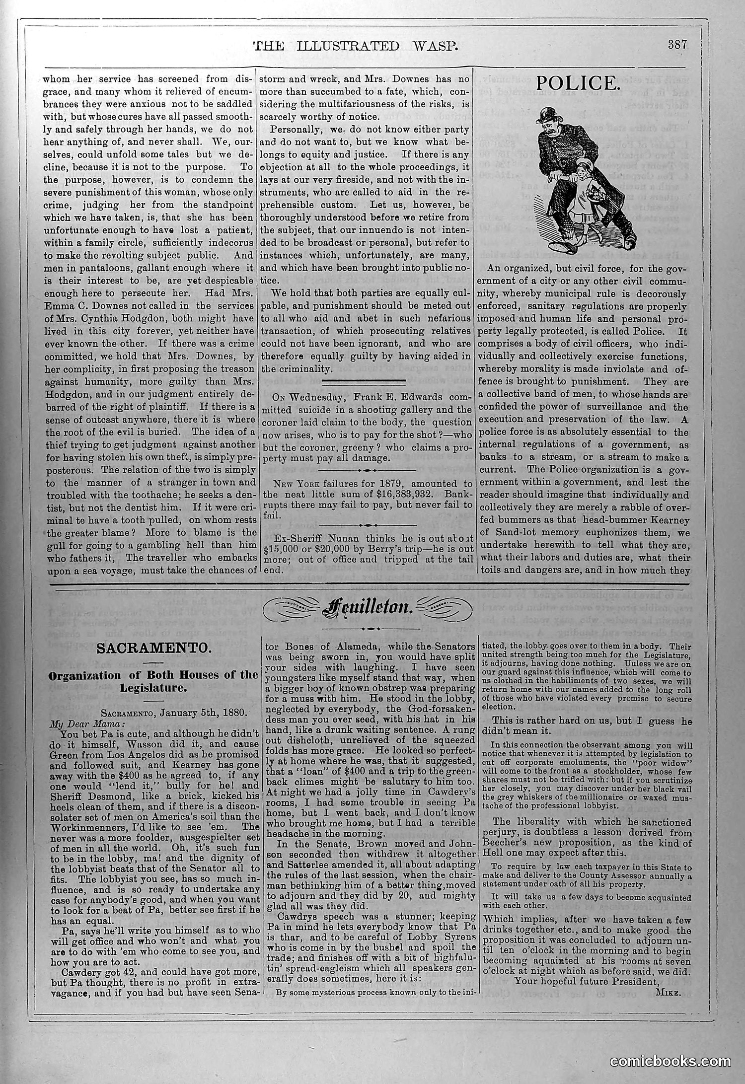 The Wasp — January 10, 1880 — page 4: The Wasp, 1880-01-10