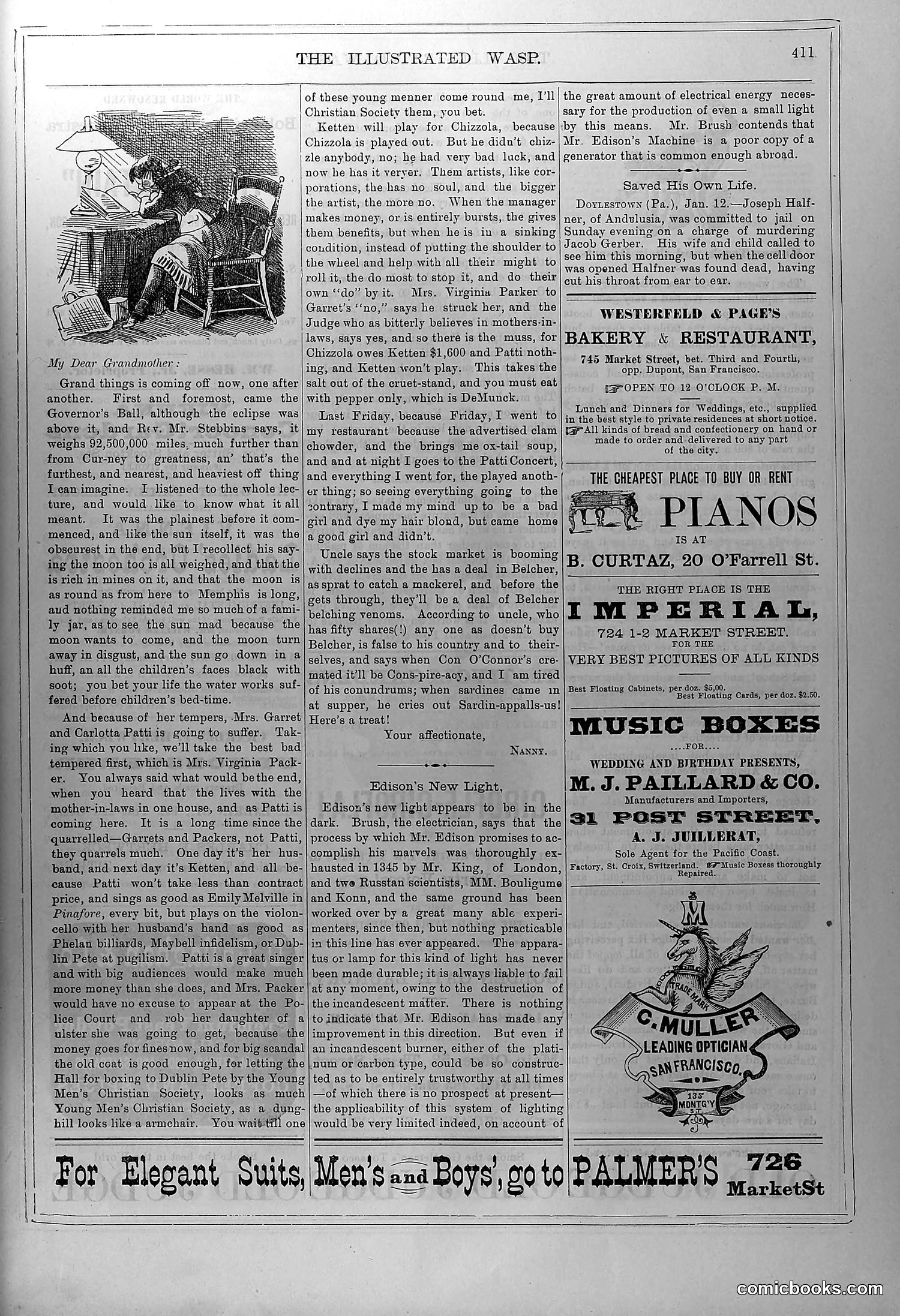 The Wasp — January 17, 1880 — page 12: The Wasp, 1880-01-17