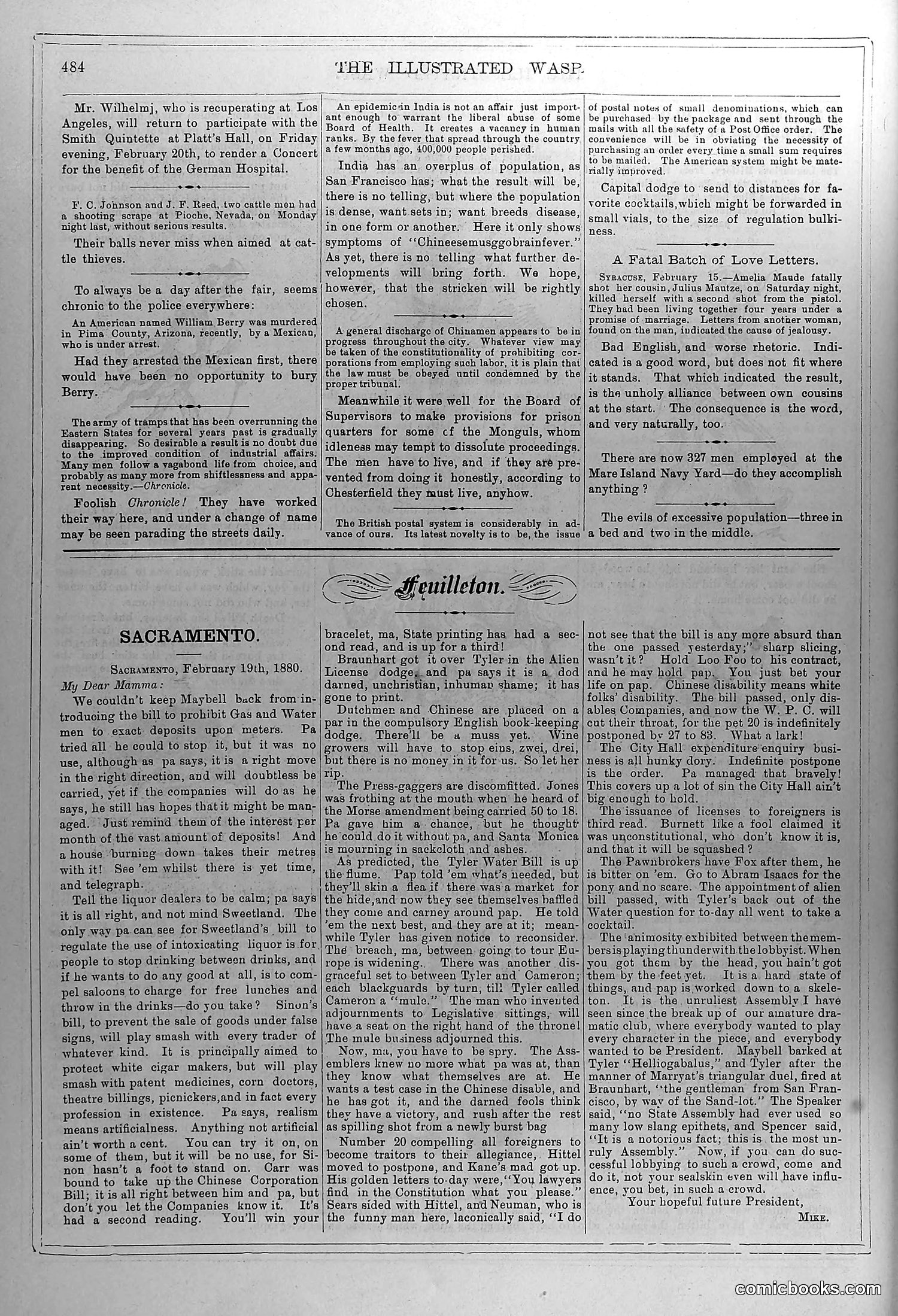 The Wasp — February 21, 1880 — page 5: The Wasp, 1880-02-21