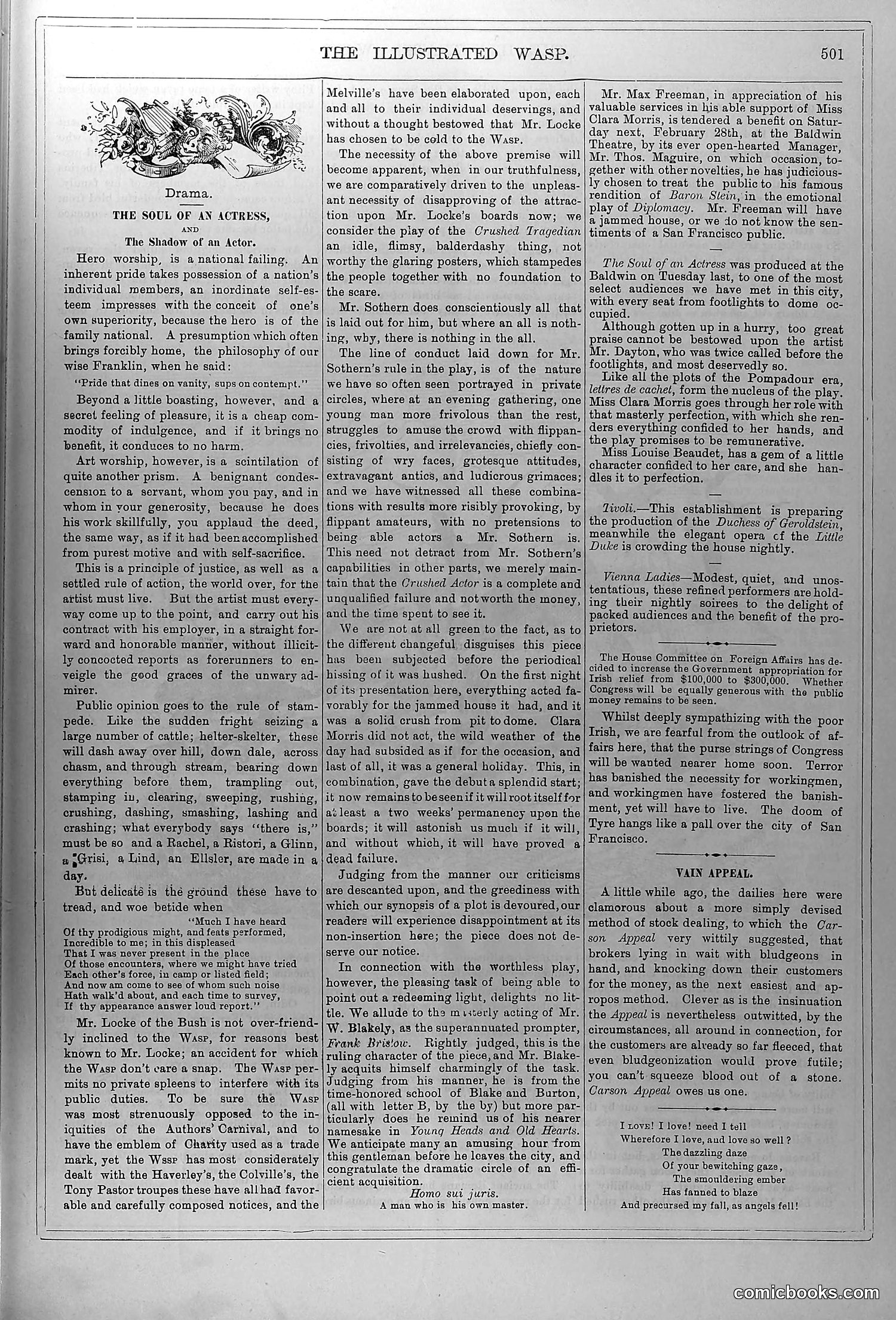 The Wasp — February 28, 1880 — page 6: The Wasp, 1880-02-28