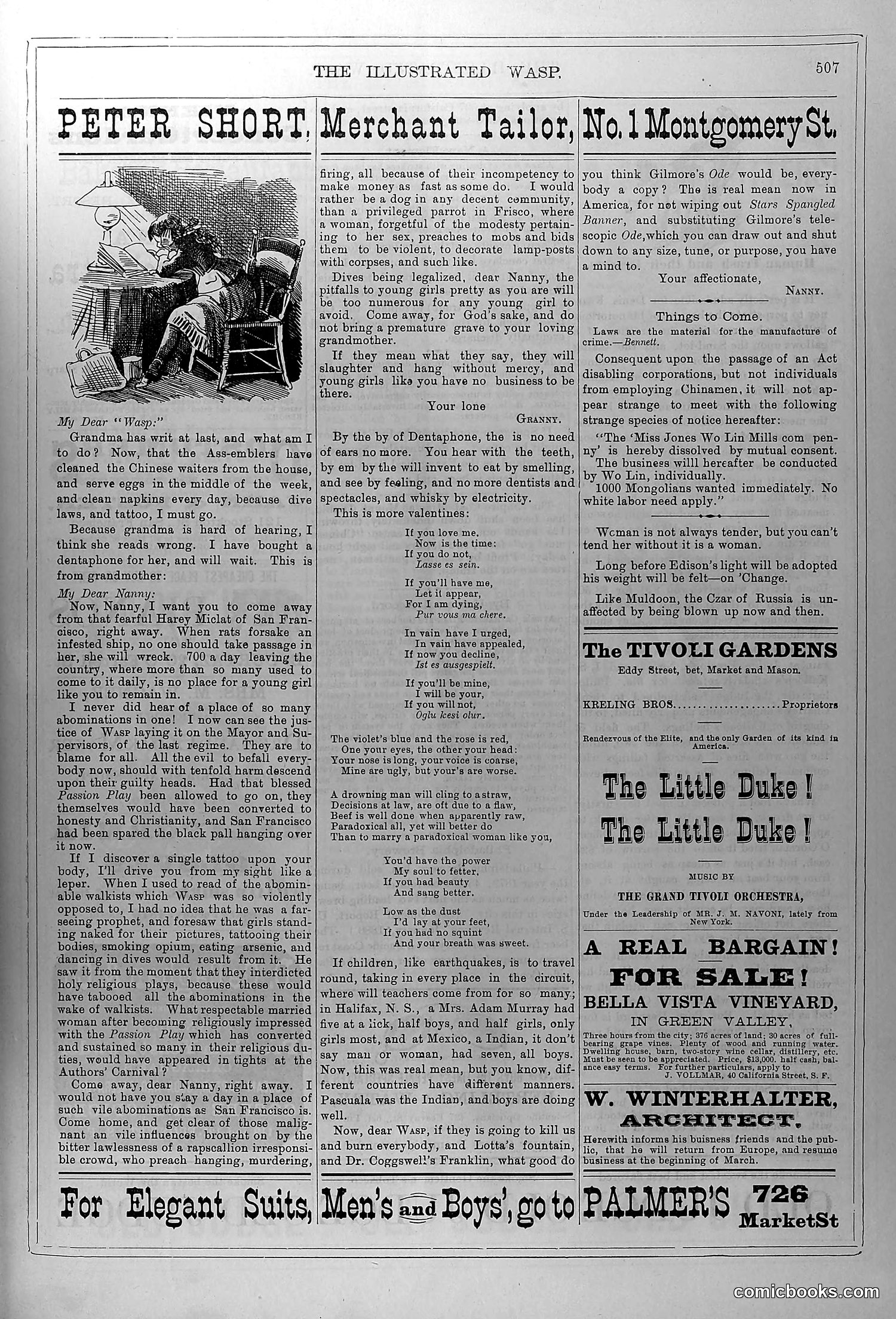 The Wasp — February 28, 1880 — page 12: The Wasp, 1880-02-28