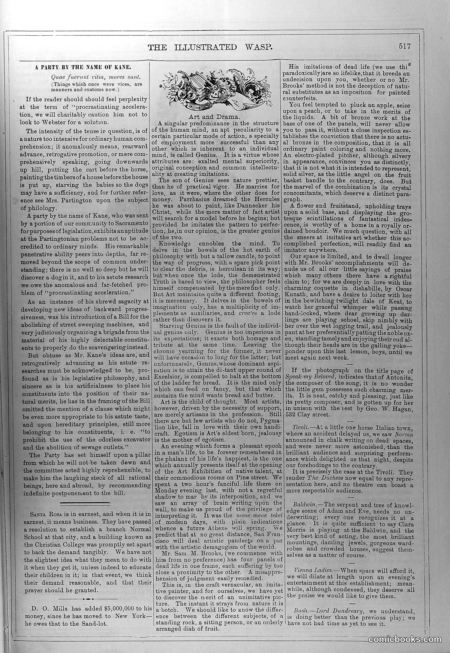 The Wasp — March 6, 1880 — page 6: The Wasp, 1880-03-06
