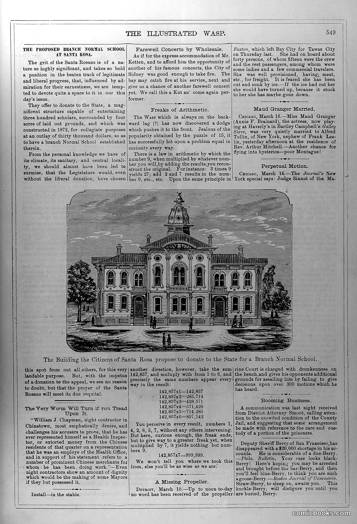 The Wasp — March 12, 1880 — page 6: The Wasp, 1880-03-12