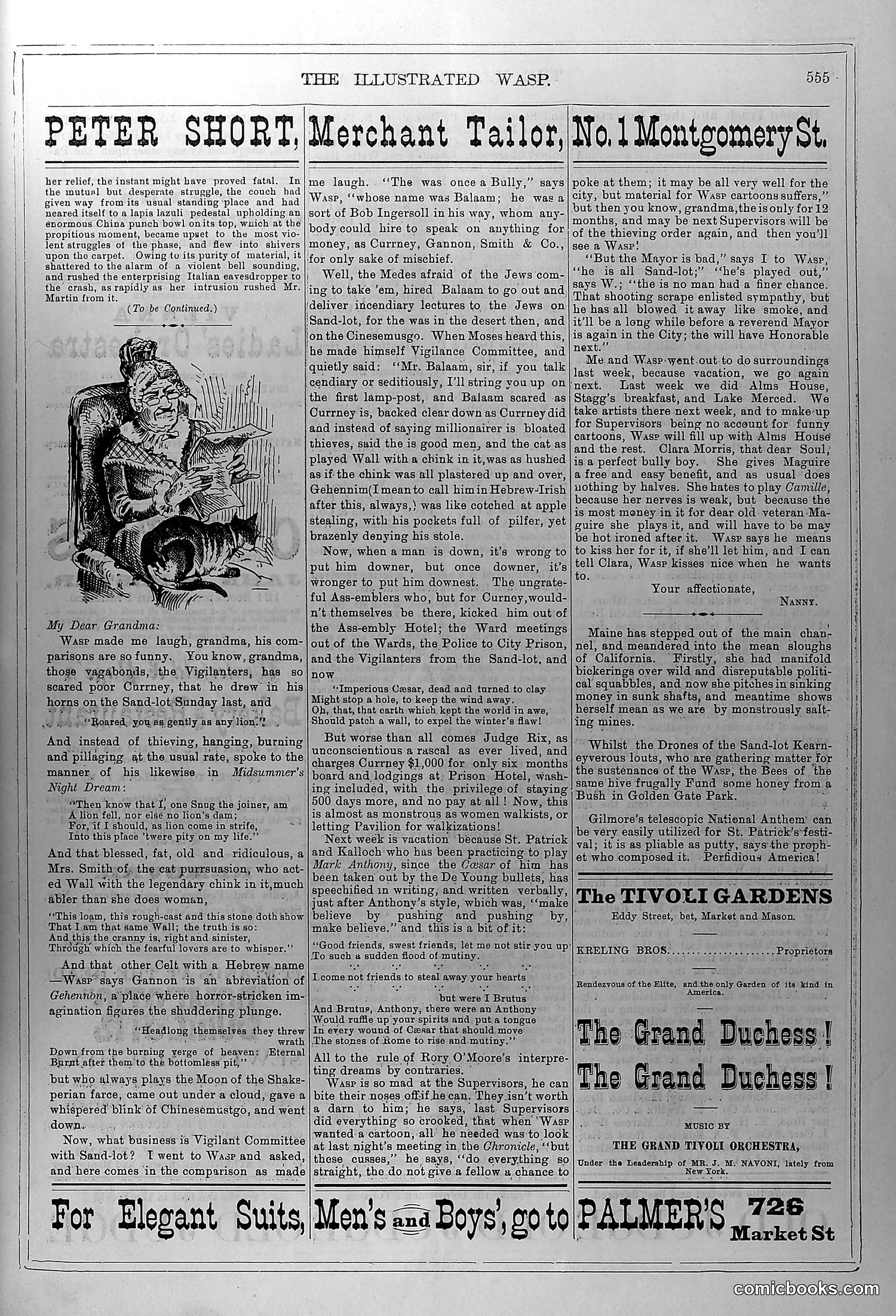 The Wasp — March 12, 1880 — page 12: The Wasp, 1880-03-12