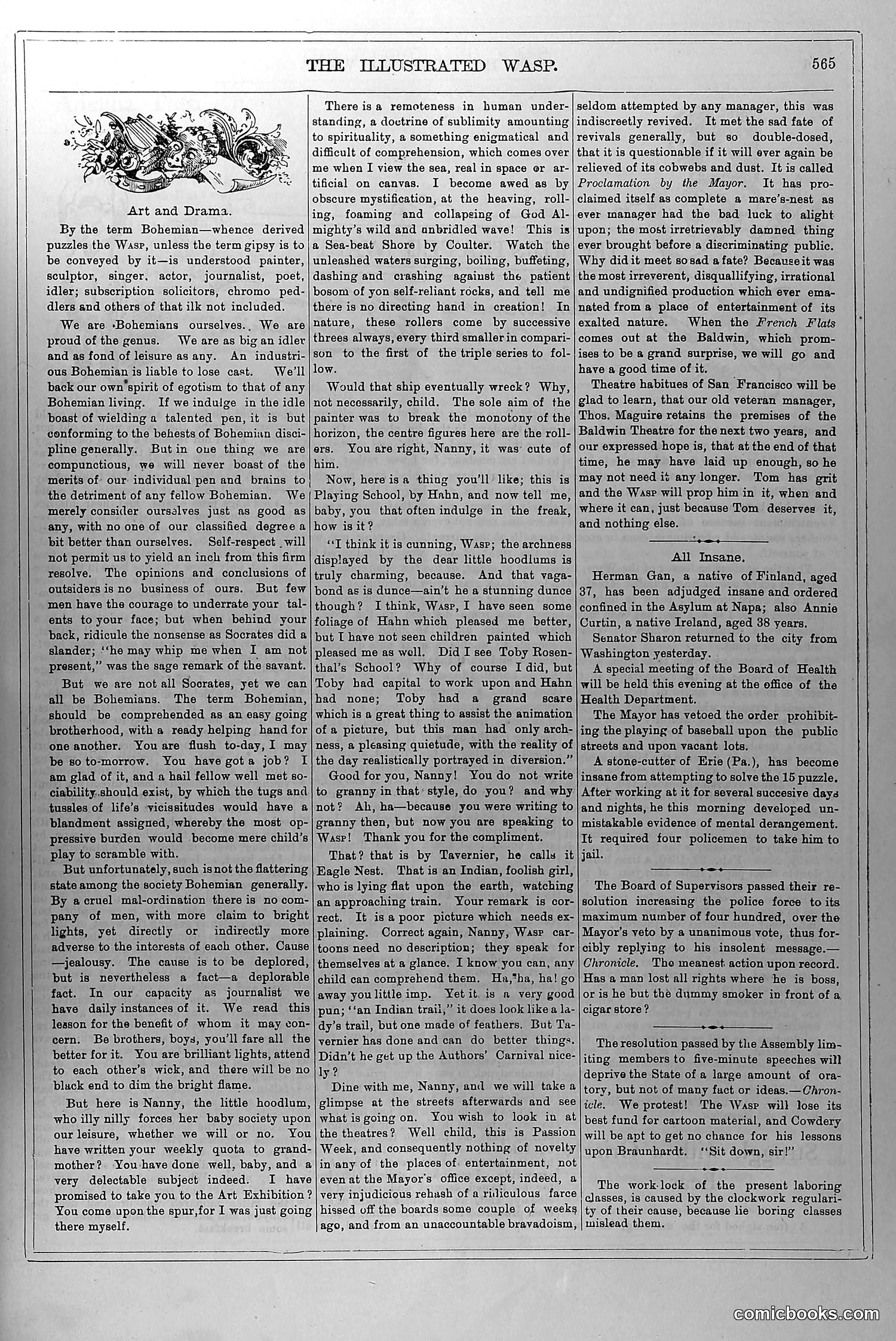 The Wasp — March 27, 1880 — page 6: The Wasp, 1880-03-27