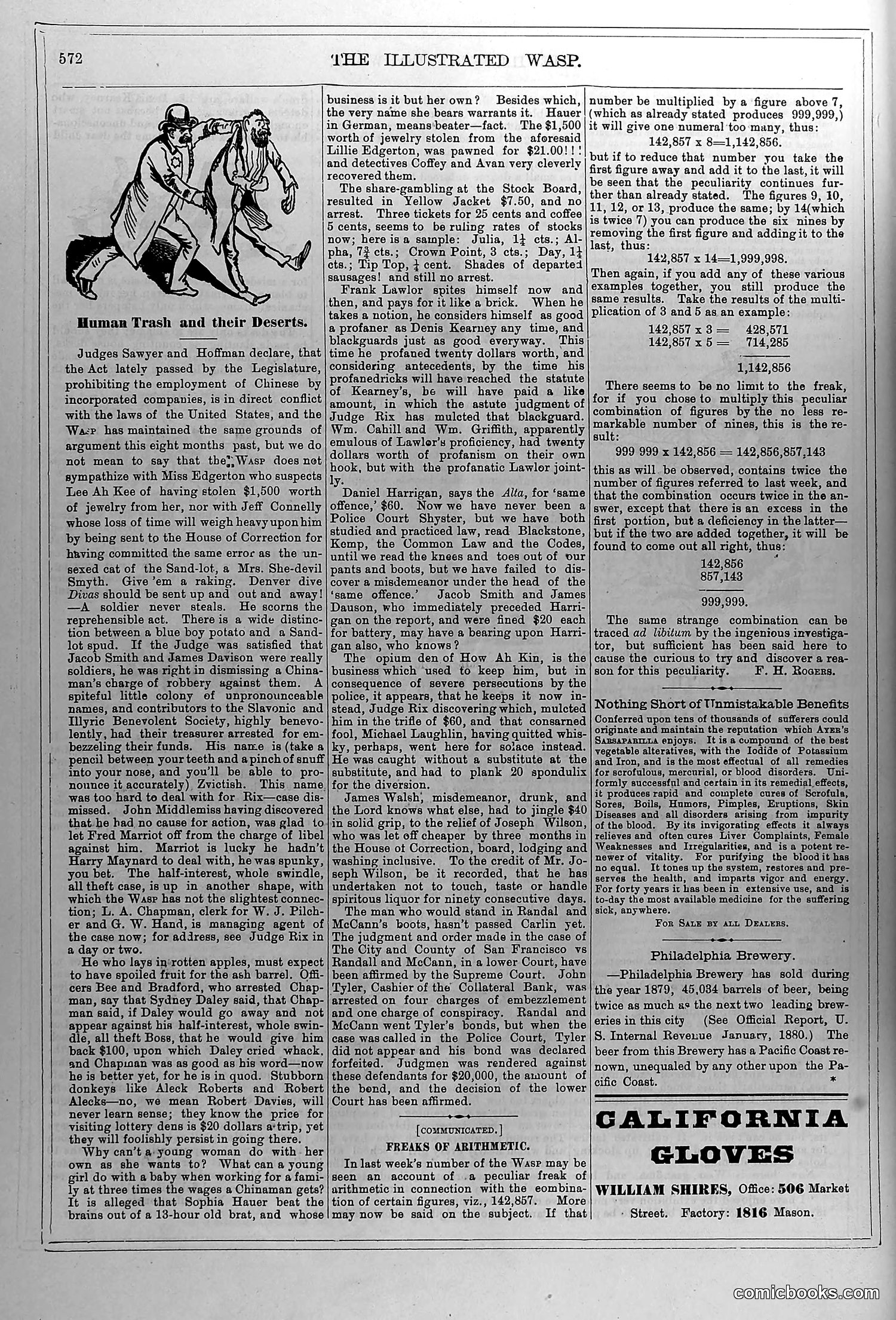 The Wasp — March 27, 1880 — page 13: The Wasp, 1880-03-27