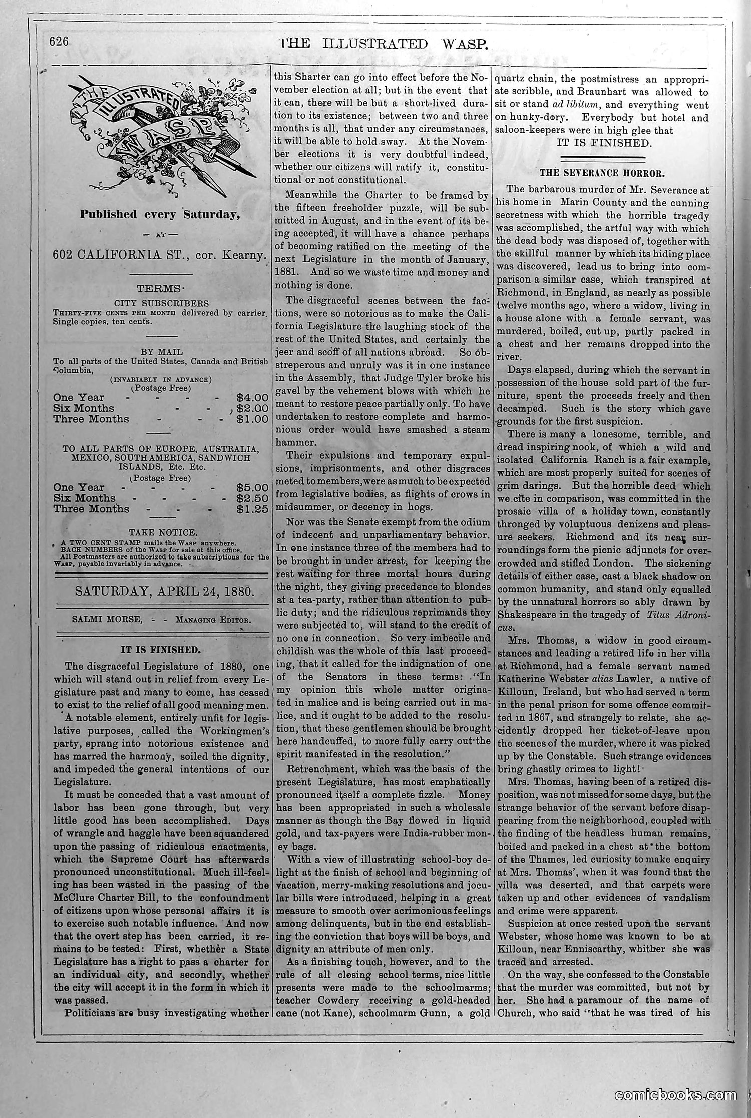 The Wasp — April 24, 1880 — page 3: The Wasp, 1880-04-24