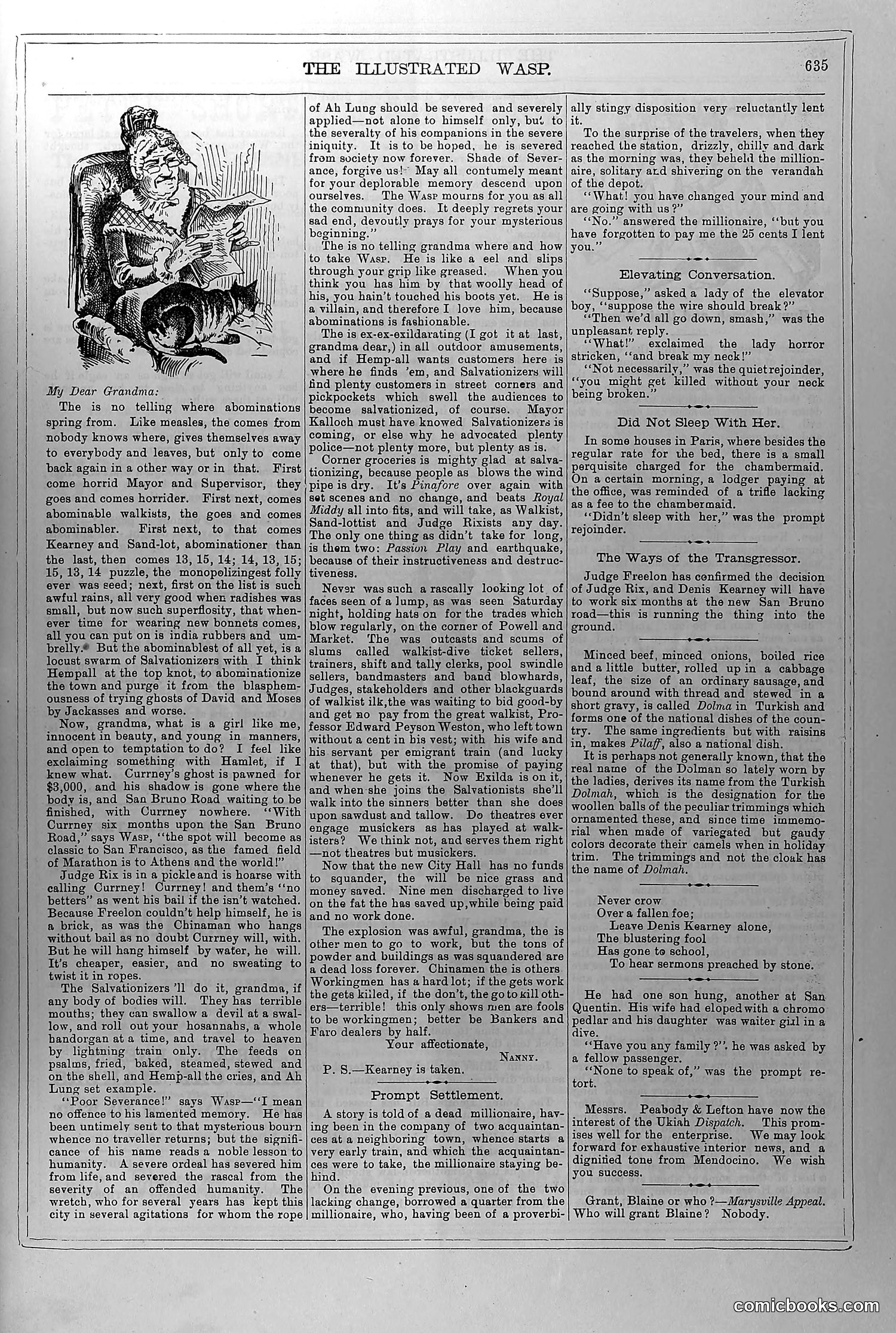 The Wasp — April 24, 1880 — page 12: The Wasp, 1880-04-24