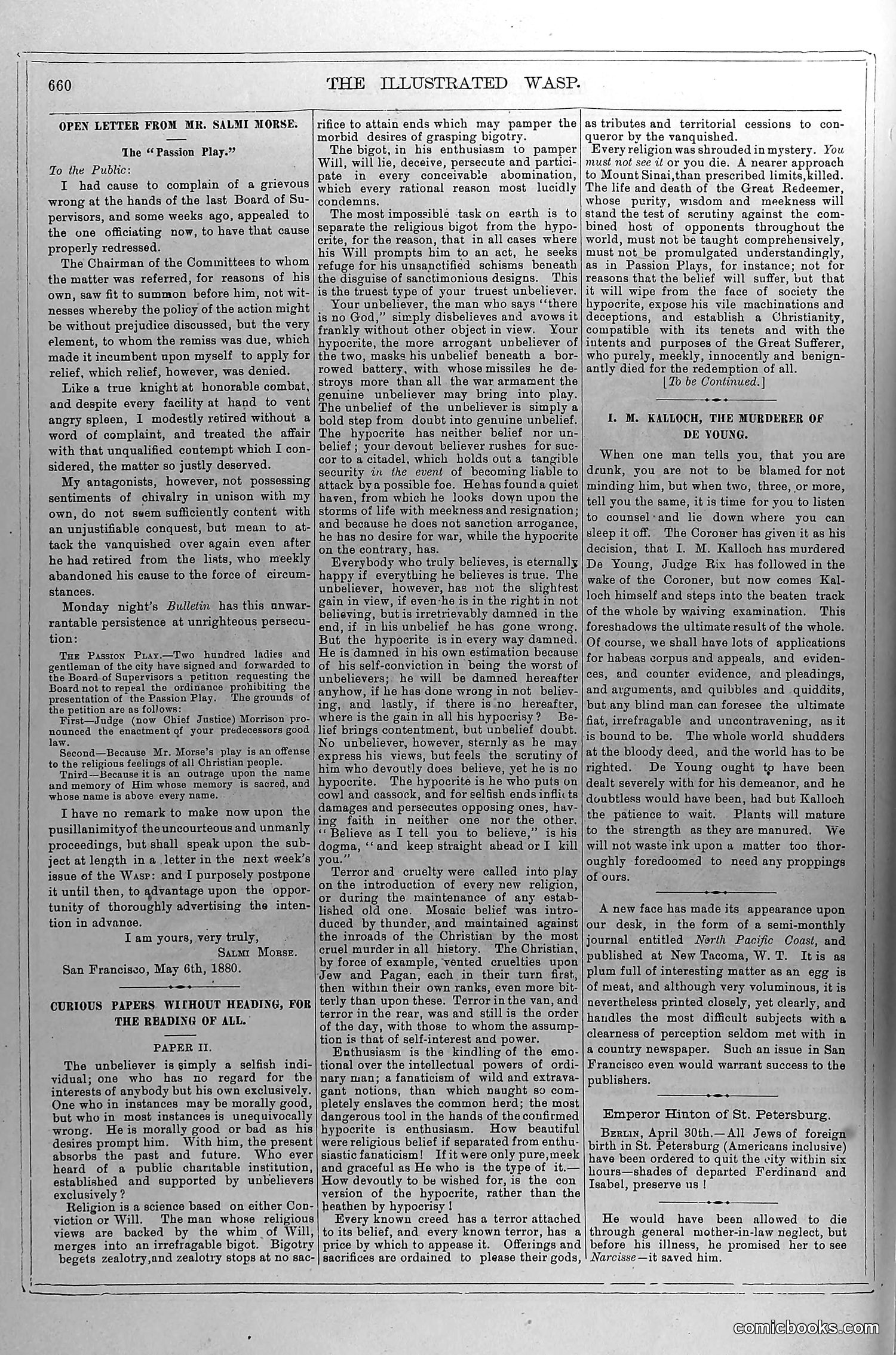 The Wasp — May 8, 1880 — page 5: The Wasp, 1880-05-08