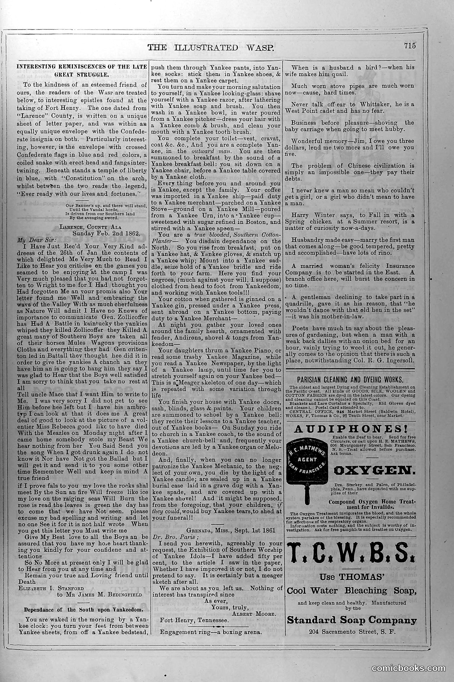 The Wasp — May 29, 1880 — page 12: The Wasp, 1880-05-29