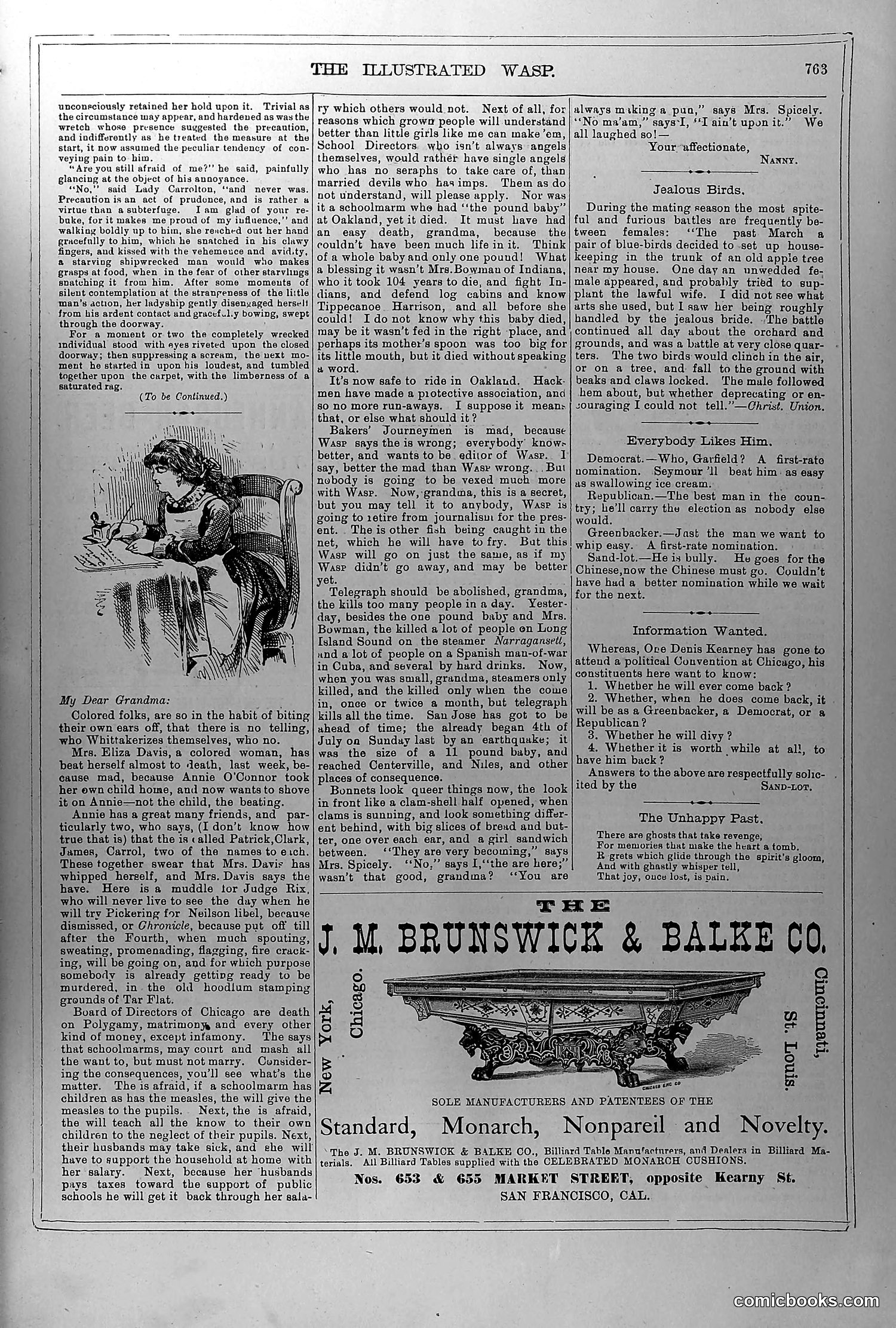 The Wasp — June 19, 1880 — page 12: The Wasp, 1880-06-19