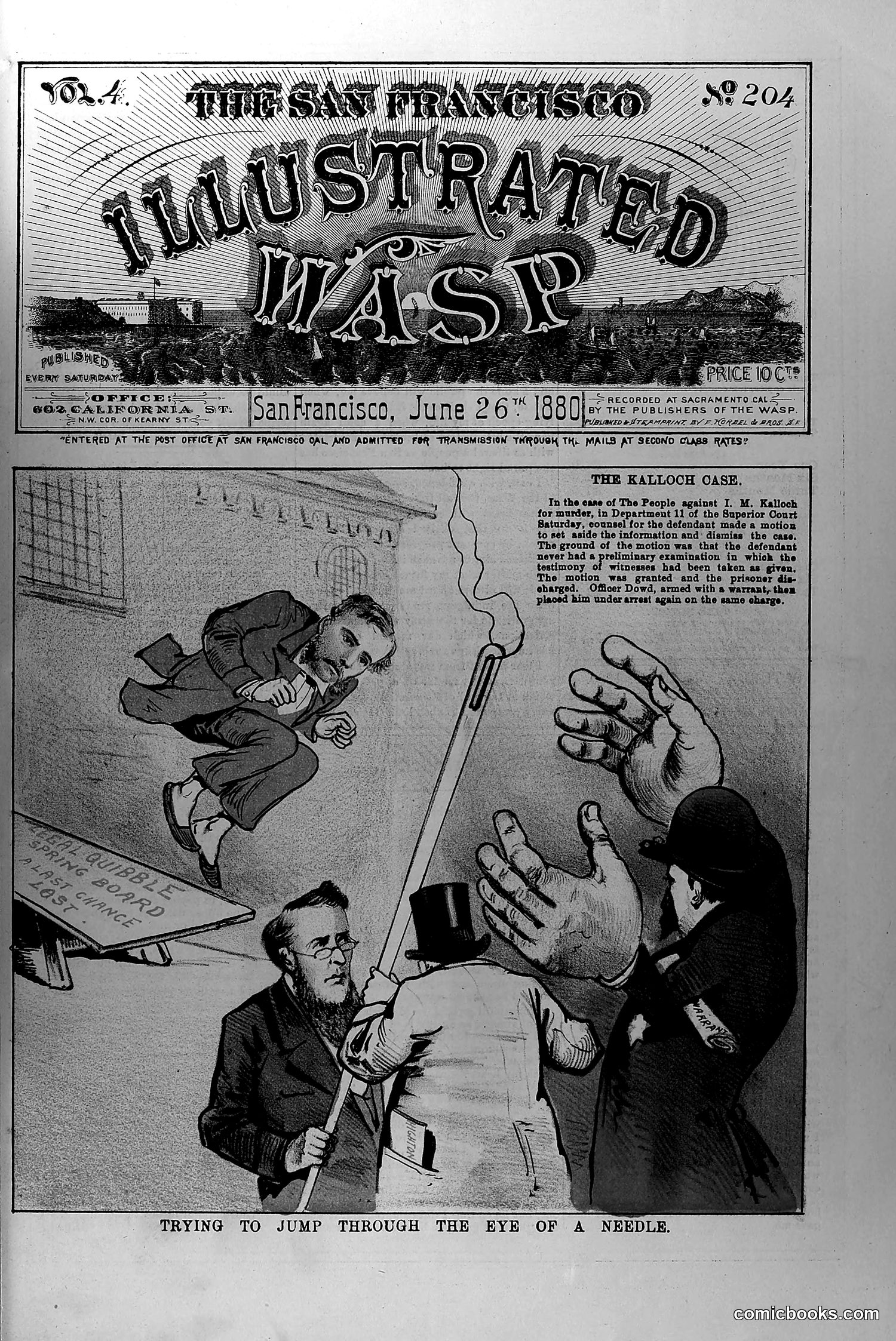 The Wasp — June 26, 1880 — page 2: The Wasp, 1880-06-26