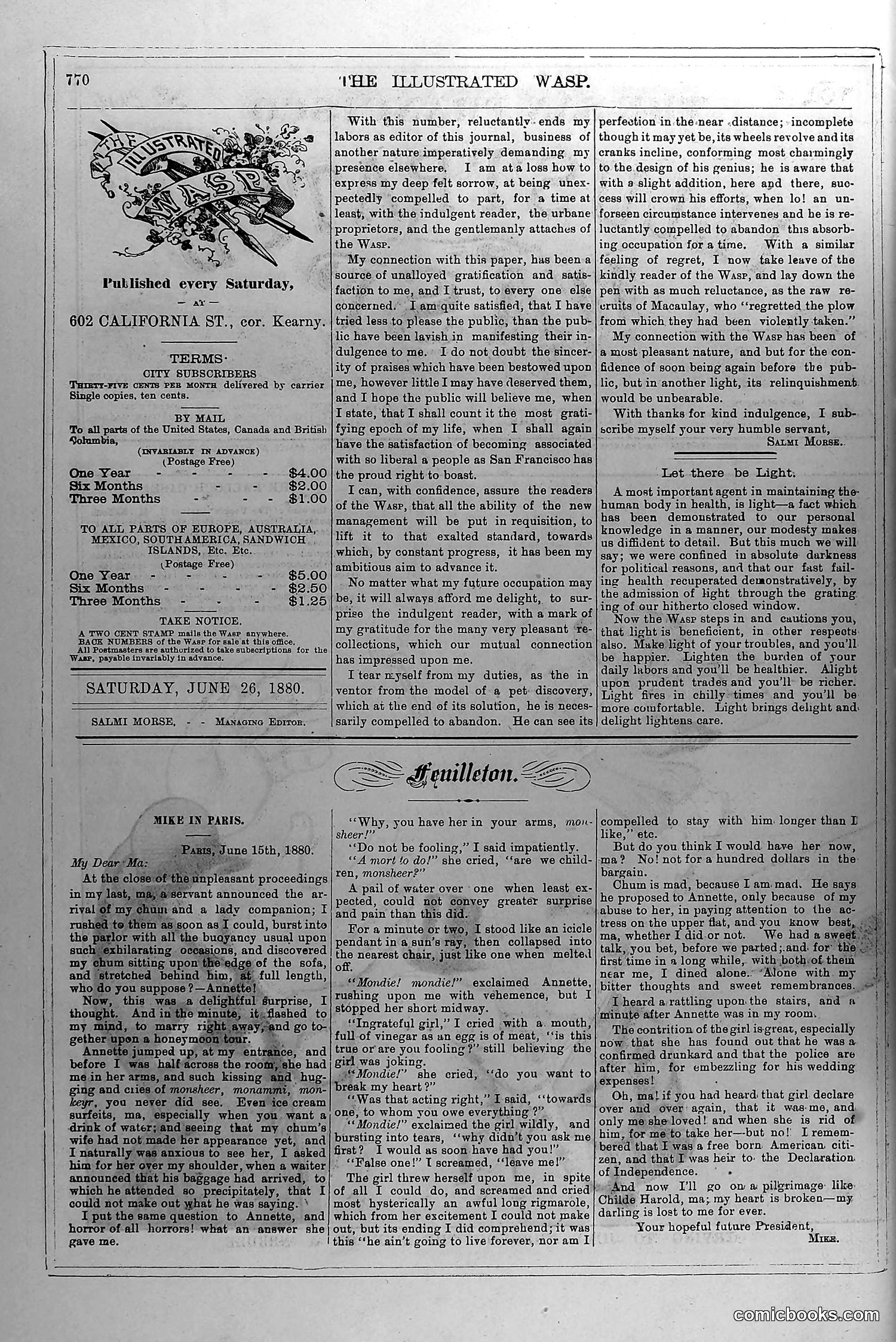 The Wasp — June 26, 1880 — page 3: The Wasp, 1880-06-26