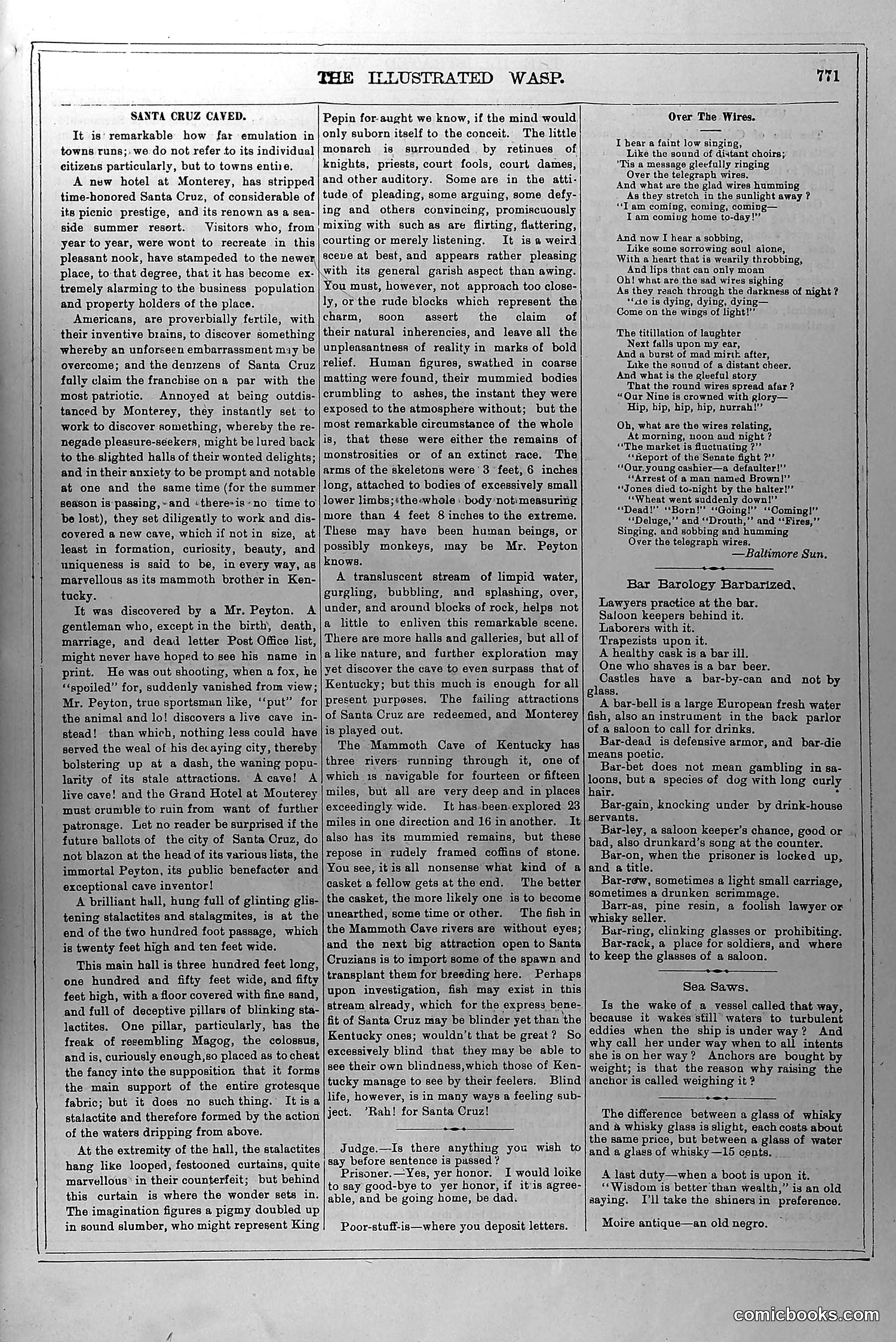 The Wasp — June 26, 1880 — page 4: The Wasp, 1880-06-26