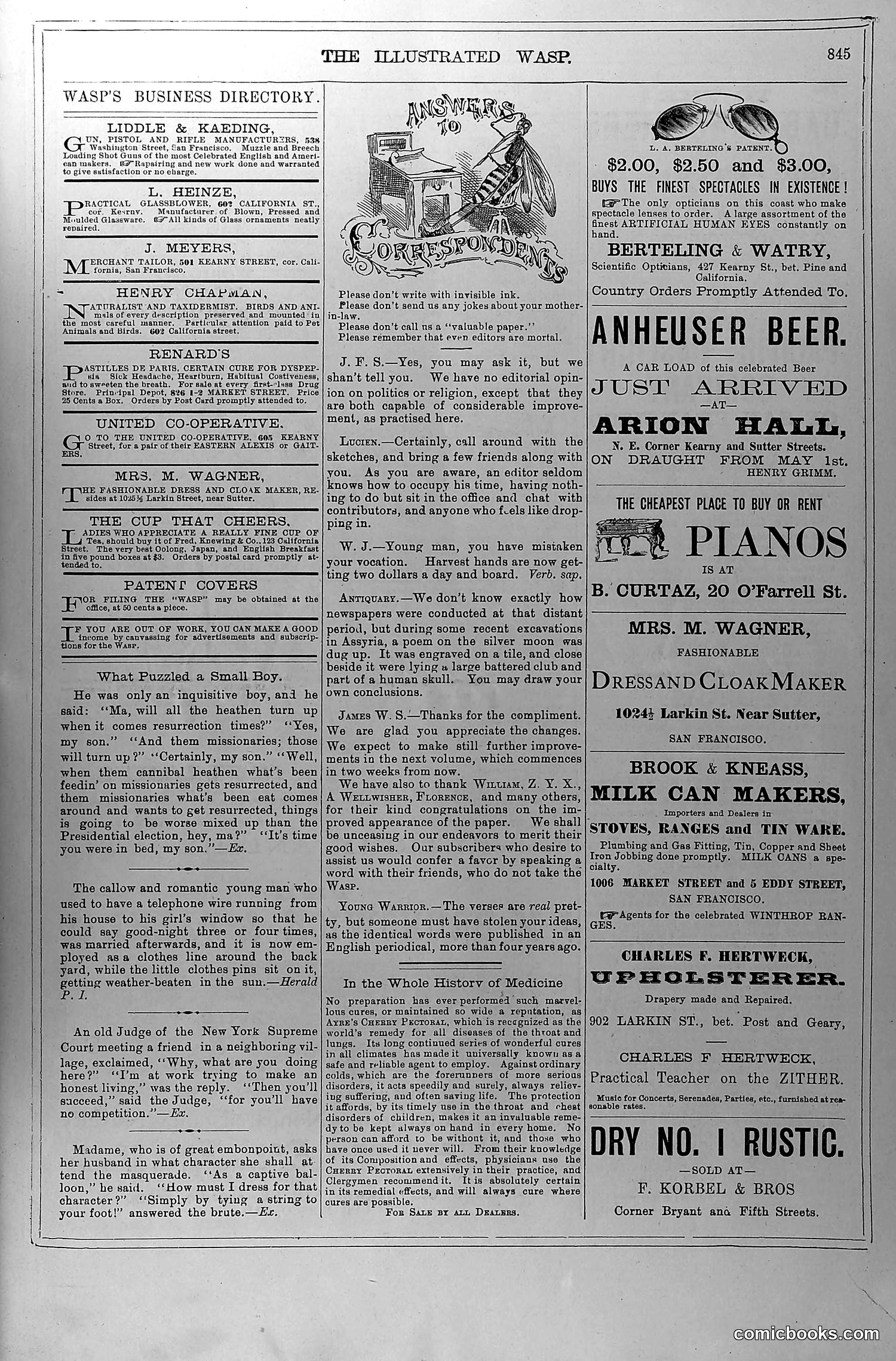 The Wasp — July 24, 1880 — page 10: The Wasp, 1880-07-24