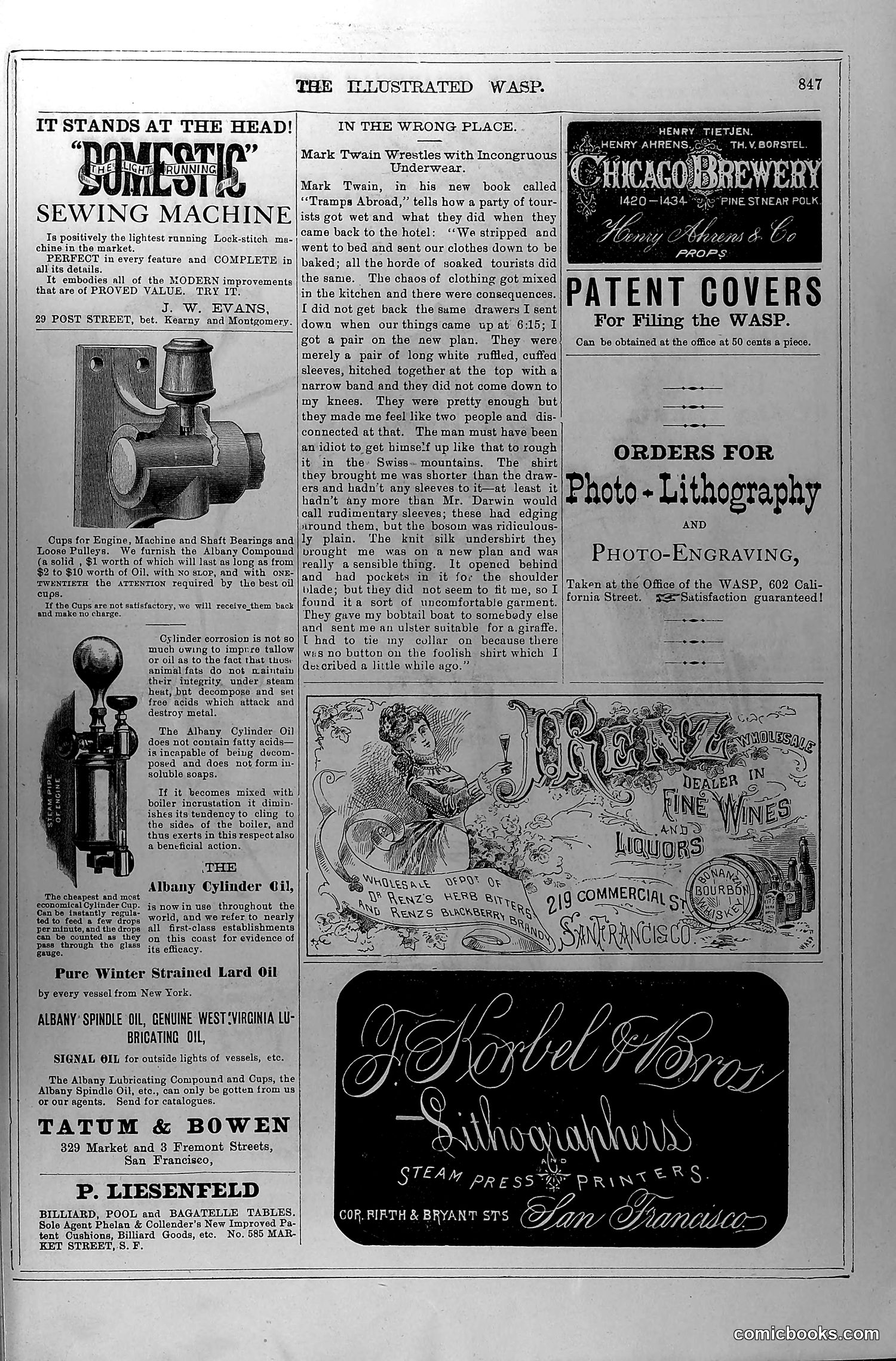 The Wasp — July 24, 1880 — page 12: The Wasp, 1880-07-24