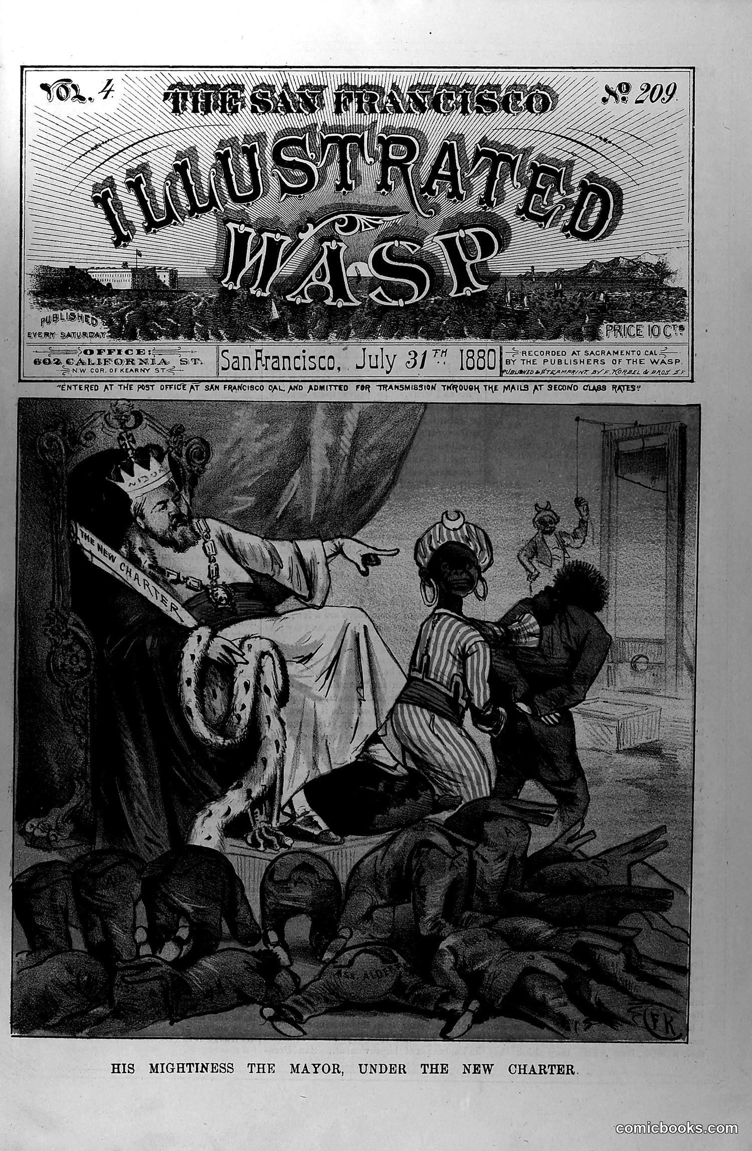 The Wasp — July 31, 1880 — page 2: The Wasp, 1880-07-31