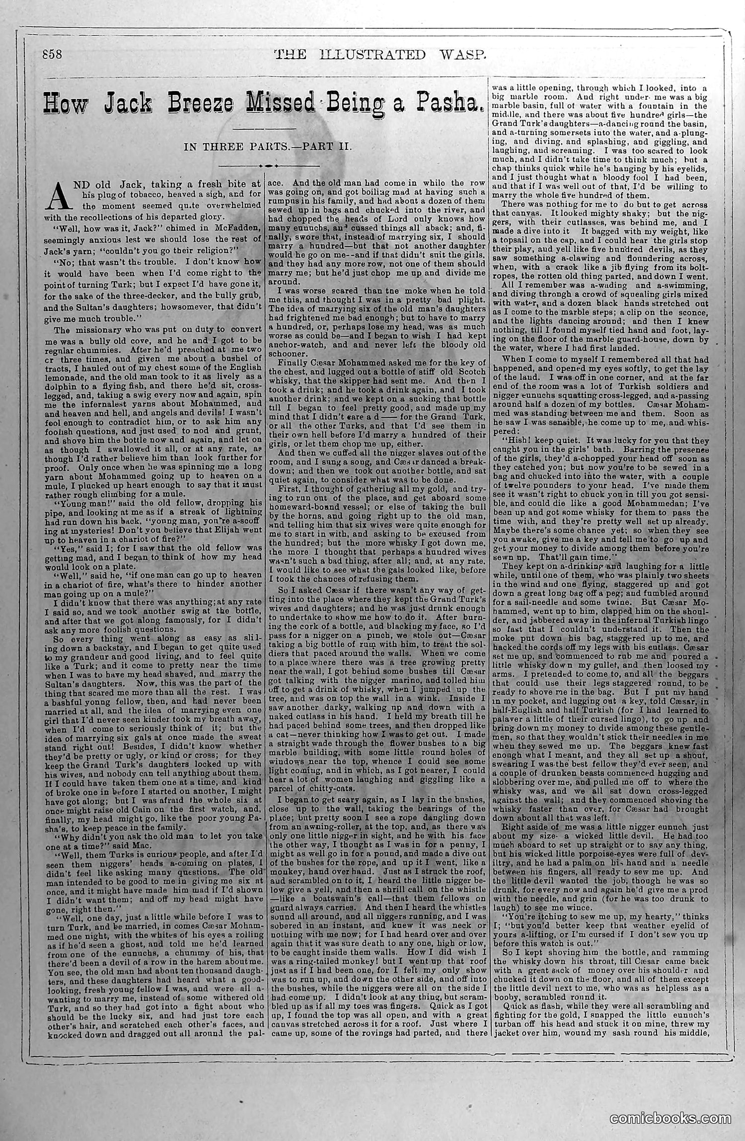 The Wasp — July 31, 1880 — page 11: The Wasp, 1880-07-31