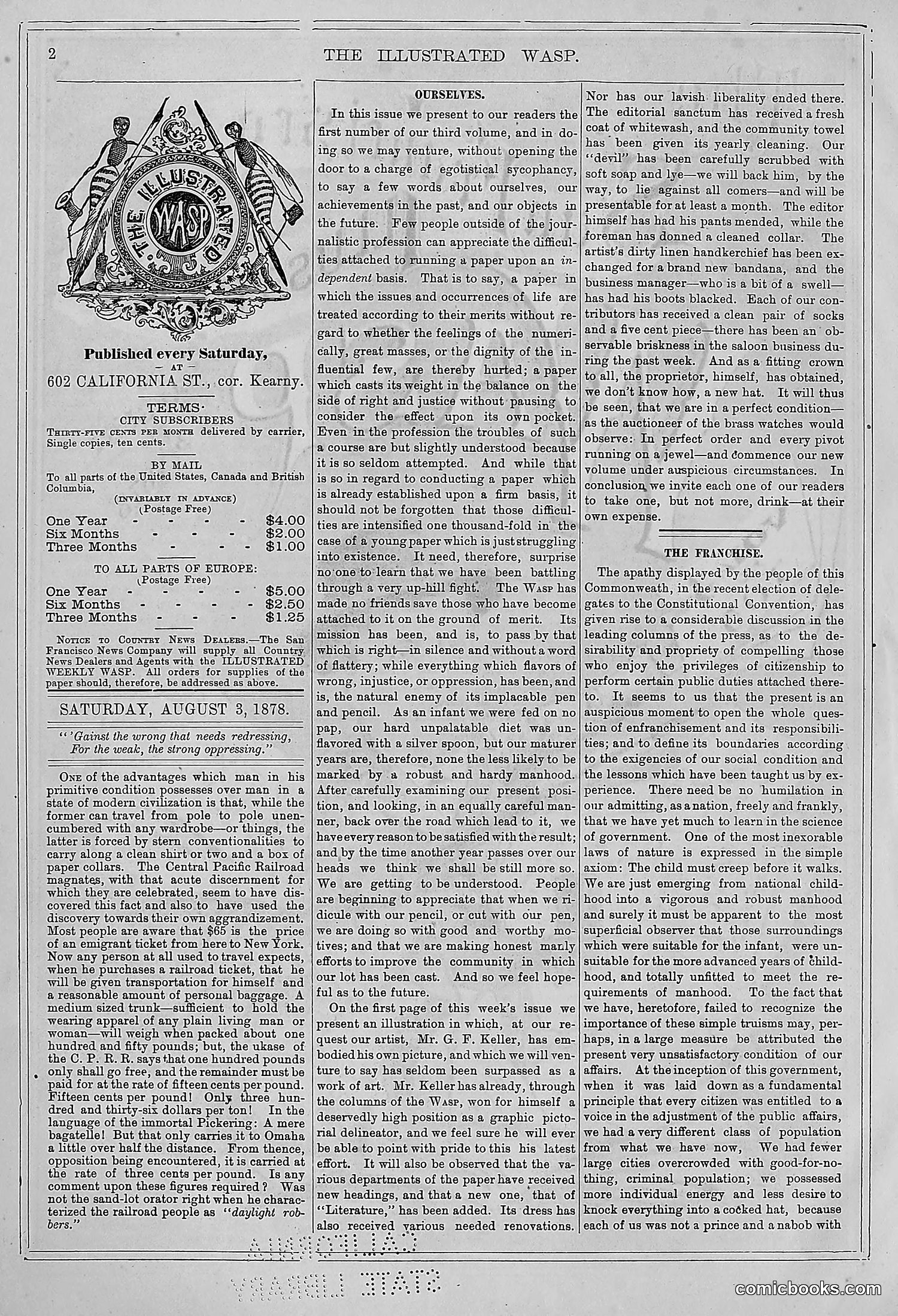 The Wasp — 1878 — page 9: The Wasp, 1878